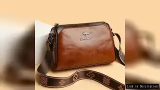 Women High Quality Soft Leather Shoulder Bags Luxury Designer Purses Crossbody Bag Ladies Vintage Me