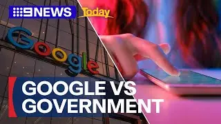 Google threatens to sue Australian Government over proposed under-16s YouTube ban | 9 News Australia