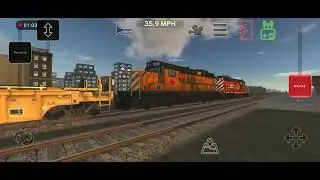 Train and rail yard simulator