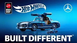 Mattel Brick Shop Hot Wheels Mercedes-Benz 300 SL - ماتيل بريك شوب هوت ويلز مرسيدس بنز 300 اس إل