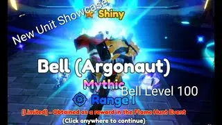 Level 100 Bell New Battlepass Unit Anime Adventures Showcase