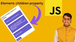 HTML DOM Element children property - Web API | JavaScript | React Interview #react #javascript