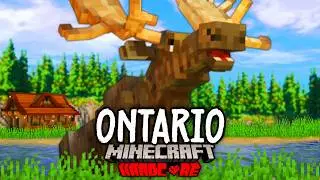 I Survived 100 Days in ONTARIO in Hardcore Minecraft!