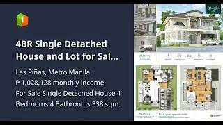 4BR Single Detached House and Lot for Sale Diane Model at Versailles Alabang: RFO and Preselling