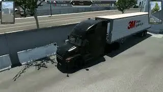 American Truck Simulator Mack Anthem Black Edition MP8 12 Speed Automatic Reefer Delivery