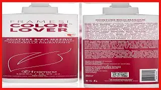 Great product -  Framesi Color Lover Moisture Rich Masque, Sulfate Free Hair Mask for Color Treated