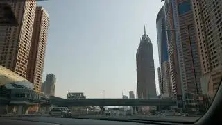 Way to Blue Water Island Dubai from Sheikh Zayed Road 1st May 2021