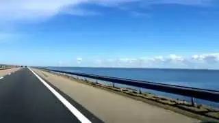 Abschlussdeich zwischen IJsselmeer und Nordsee