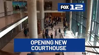 Clackamas County cuts ribbon on new courthouse building