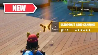 How to get Deadpool's Hand Cannons Location - Fortnite