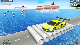 GT Mega Ramp stunts free Android gameplay by car game zone