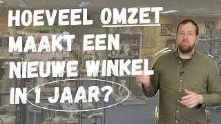 Terug kijken op 1 jaar een eigen winkel. Hoeveel verkochten we?
