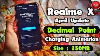 Realme X New Update - New Charging Animation