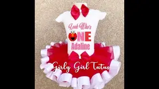Elmo 1st Birthday Tutu Outfit Set for Girls