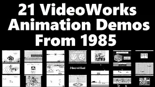 21 VideoWorks Animation Demos From 1985