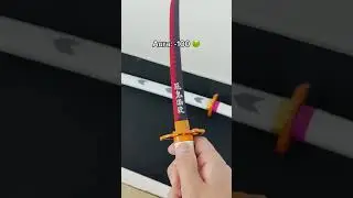 GLOWING Demon Slayer Katana Gives You Infinite Aura! 🫡 #anime #swords #demonslayer