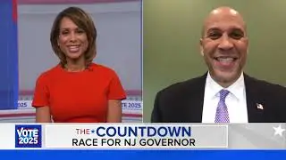 Cory Booker discusses government shutdown, NJ governor race
