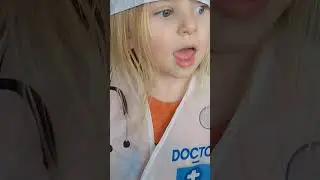 I feel targeted by my 3 year old doctor! 🫣 #needmorecoffee #youtubekids #mommylife