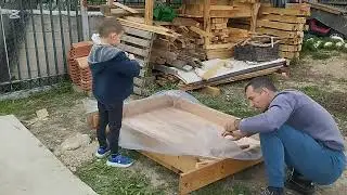 Κατασκευή ψησταριάς (πρώτο μέρος) barbecue construction 