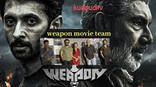 weapon movie teaser launch event #sathyaraj #tanyahope #vasanthravi #kudipuditv