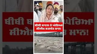 Harsimrat KaurBadal | ਬੀਬੀ ਬਾਦਲ ਨੇ ਘੇਰਿਆ Cm Bhagwant Mann! |AAP | Punjab Floods | Abp Sanjha