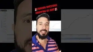 🔴 Foreign Investors are Dropping US Debt! Signs of a Major War Ahead?! #shorts