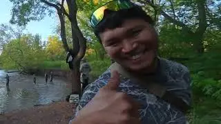 Petro Canada Bronte creek Salmon Fishing