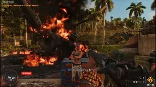 Far Cry 6: Take Your Medicine 4K | Crash Site Defense, AA Cannon Destruction & Airlift Delivery