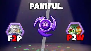 How I Reached PARAGON Using Only the STARTER DECK | Bloons Card Storm