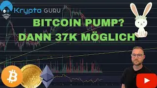 ⚠️BITCOIN PUMP?⚠️ DANN 37K M&Ouml;GLICH! M&Ouml;GLICHER DB TRADE! XRP/RIPPLE PUMP? ADA ETH LUNA Chartanalyse