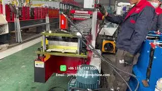 Europe Popular Aluminum Siding Wall Panel Roll Forming Machine Ready For Shipment