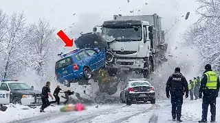 50 Moments Filmed Second Before Disaster | Incredible Road Moments #05