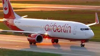 Planespotting Berlin Tegel Airport - Close-up Pushback and Engine Starts
