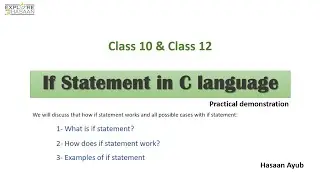 if statement in C programming | How if statement works - Class 10 - Class 12 |