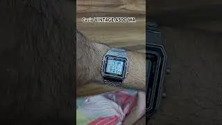 Casio Vintage A500 wa to my collection.     #casio #vintage #watch #trending