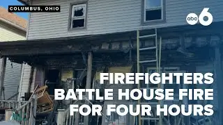 Neighbors rescue family from Newark house fire; four injured, including two children