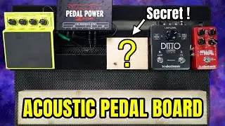 My Acoustic Guitar Pedal Board Setup (Looper, Stomp & A Mysterious Wood Block)