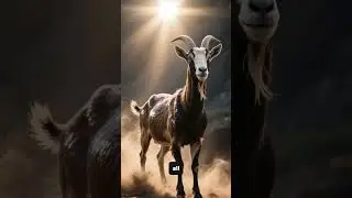Unbelievable! Goat Stuck on Steep Cliff 🏔️#shorts