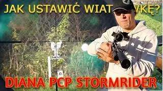 Jak ustawić prawidłowo swoją wiatrówkę - zerowanie - tania DIANA PCP STORMRIDER - strzelec pokazuje