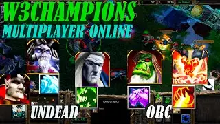 Warcraft 3 W3champions Multiplayer Online IraSalvaje(UD) vs Knightelf(ORC)