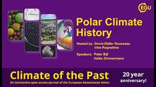 EGU WEBINARS: Polar Climate History (Climate of the Past 20th Anniversary)