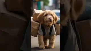 dog puppy Hard working #shorts #shortsfeed #shortsviral