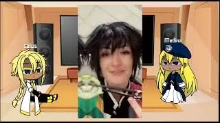 algunos personajes de la novia del titán reaccionan a koichi es Shinobu