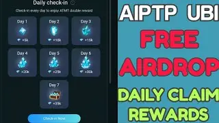 AIPTP UBI Free Airdrop | Daily Claim Reward | Best Crypto Currency Token |🎁