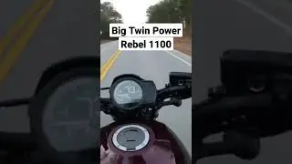 HONDA REBEL 1100 WIDE OPEN!