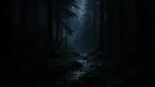 Heavy Rain in Dark Forest 🌧️ | Deep Sleep & Relaxation | 3 Hours | No Loud Thunder