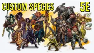 CUSTOM SPECIES for DUNGEONS & DRAGONS 2024 or 5E 🔴#4k LIVE