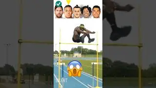 Messi vs Mbappe vs Bale vs IShowSpeed vs Ronaldo - High Jump Challenge