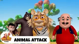 प्राणियों से मुकाबला | Animal Attack | Motu Patlu TV Show 2026 HIndi | Full On Comedy Animation