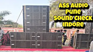 Ass Audio Pune Sound Check Indore expo//Ass Audio Deltron Series// dj sound check
